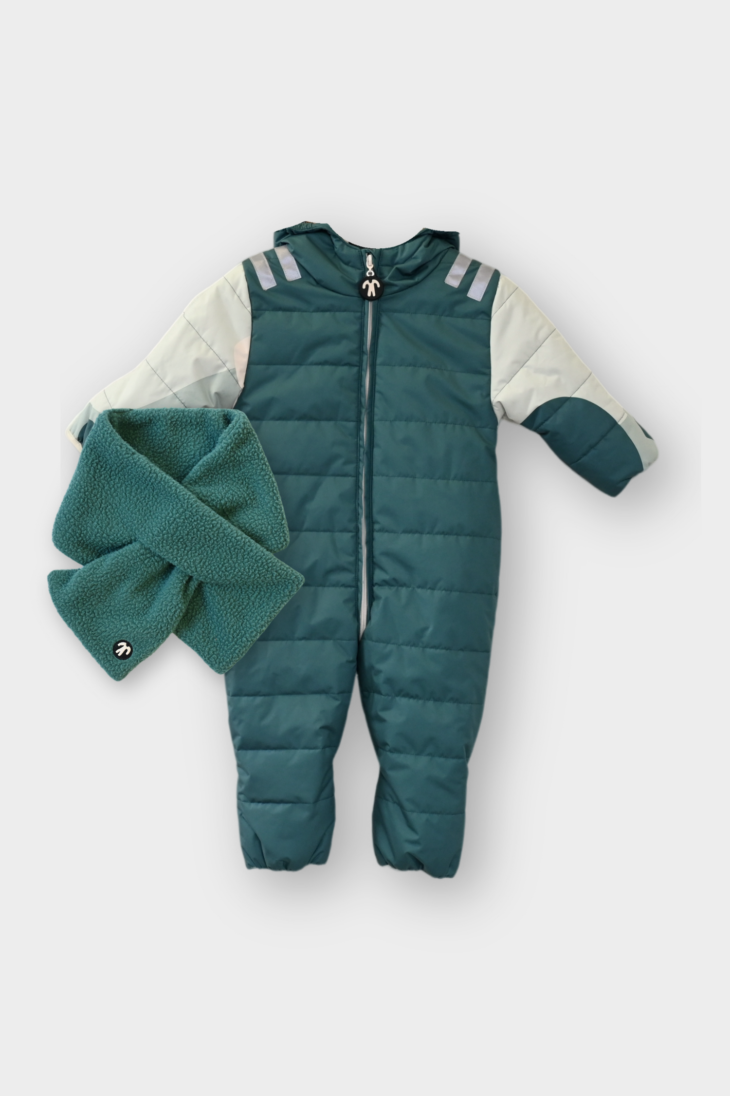 Baby snowsuit + Sherpa Scarf