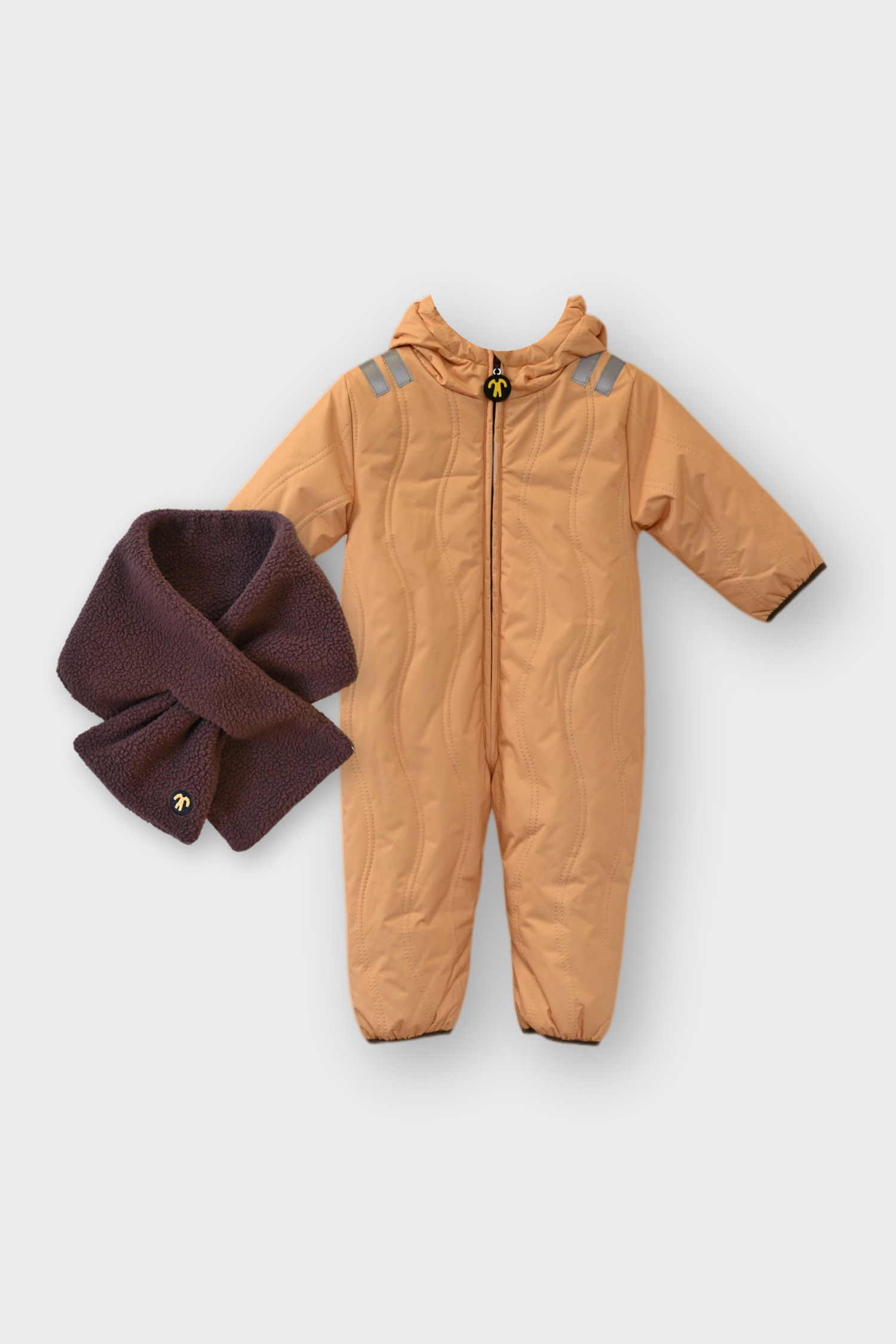 Baby snowsuit + Sherpa Scarf