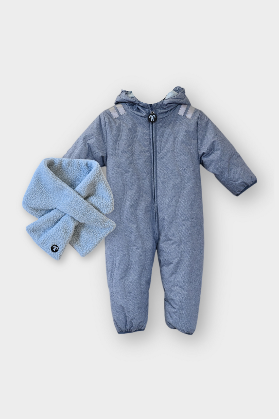 Baby snowsuit + Sherpa Scarf