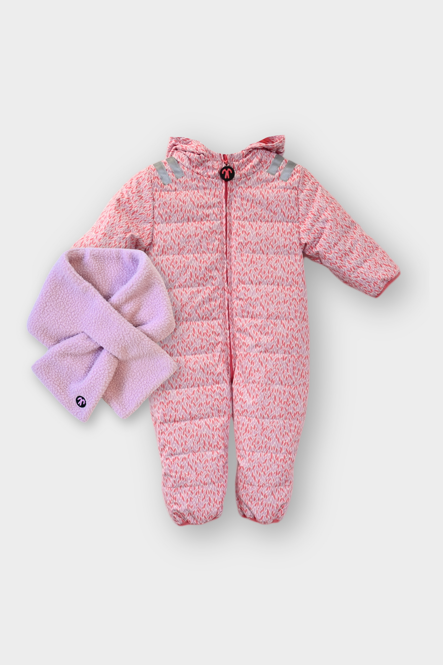 Baby snowsuit + Sherpa Scarf