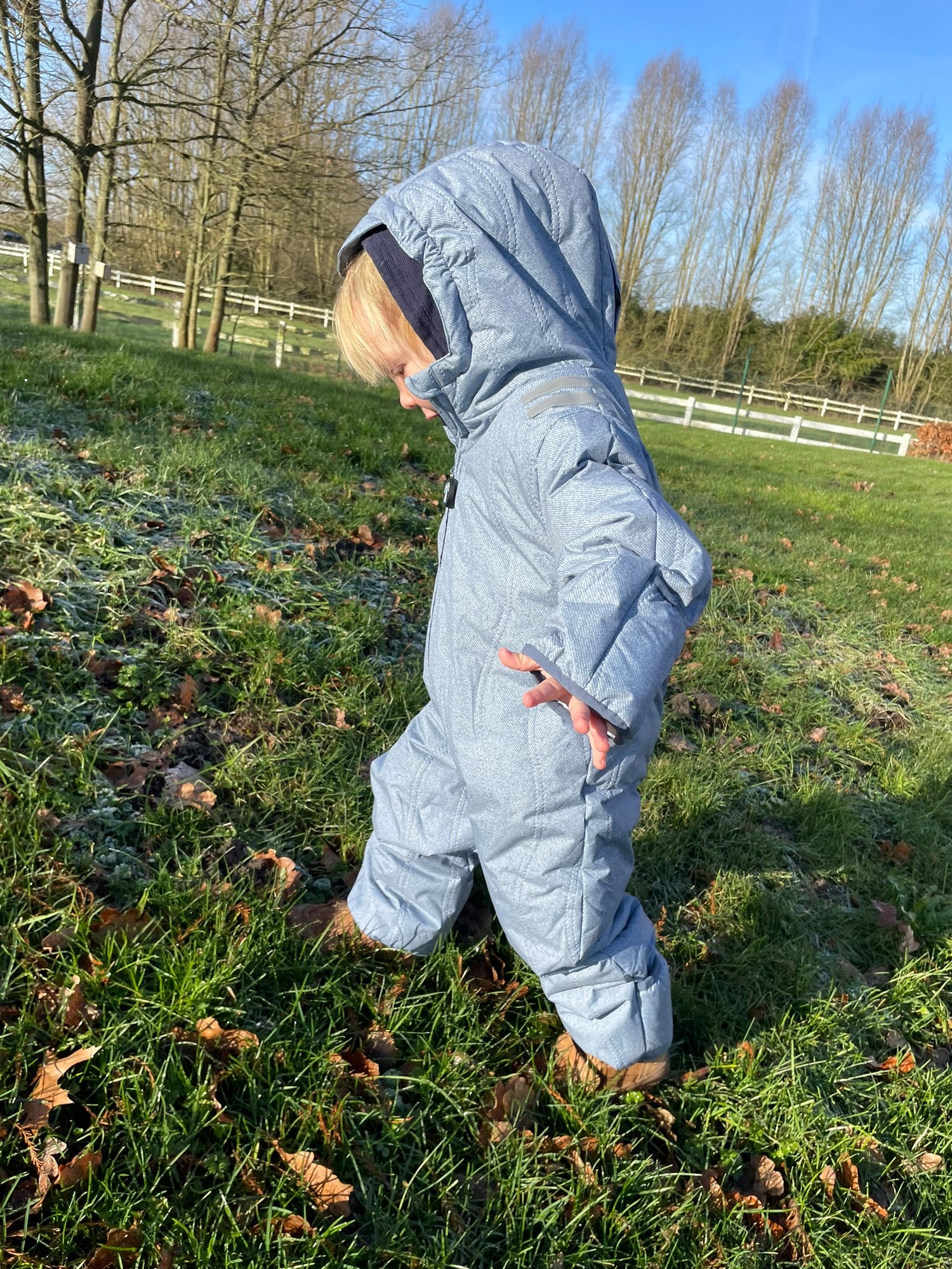 Baby snowsuit + Sherpa Scarf