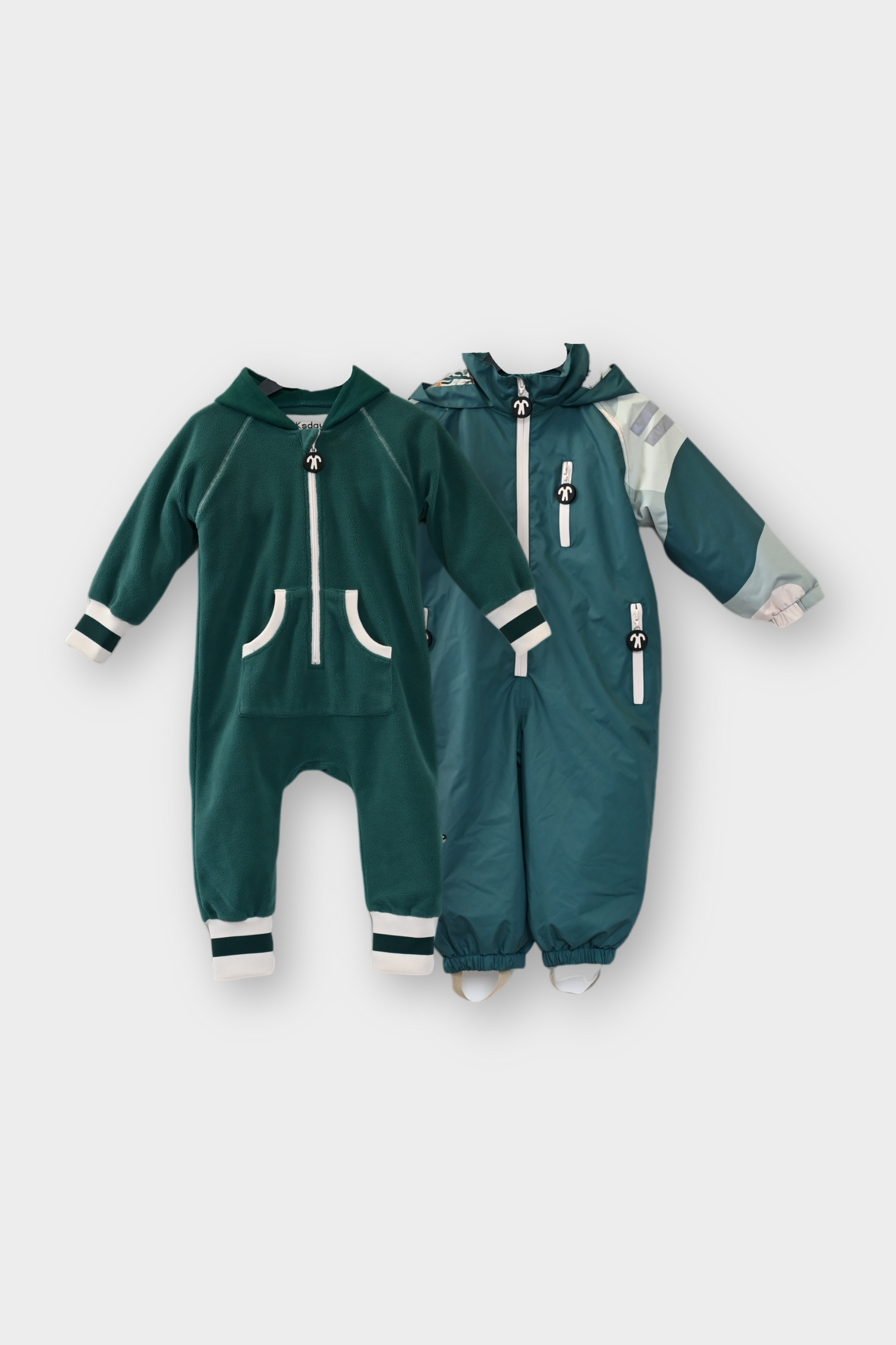 Rainsuit + Fleece onesie